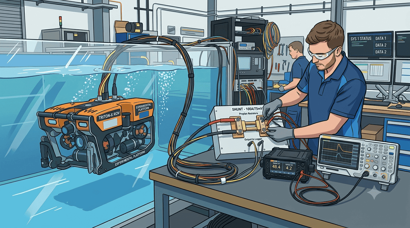 Consumo elettrico di un ROV